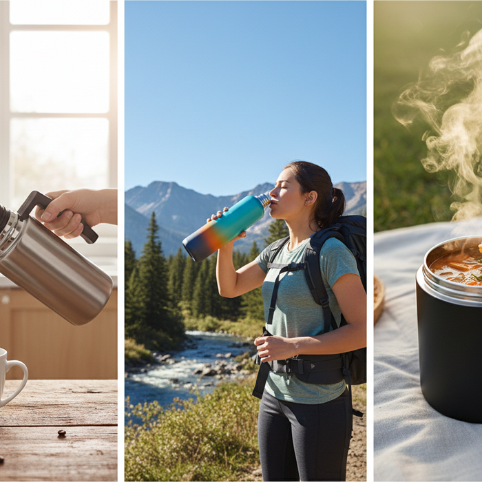 Thermosflaschen und isolierte Lunchboxen