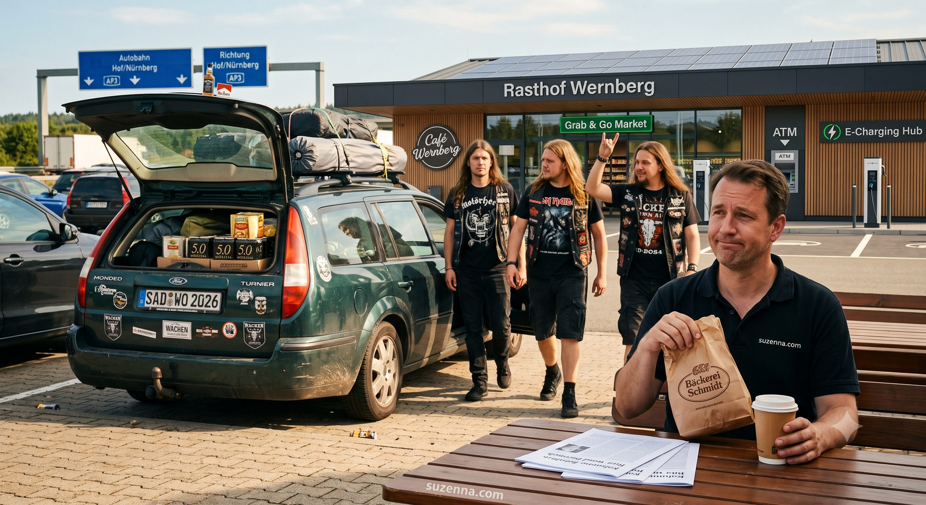 🤘 Kolumne: Brötchen, Bier und Fernweh – Wenn die schwarze Horde zum Holy Ground pilgert