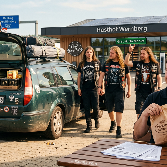 🤘 Kolumne: Brötchen, Bier und Fernweh – Wenn die schwarze Horde zum Holy Ground pilgert