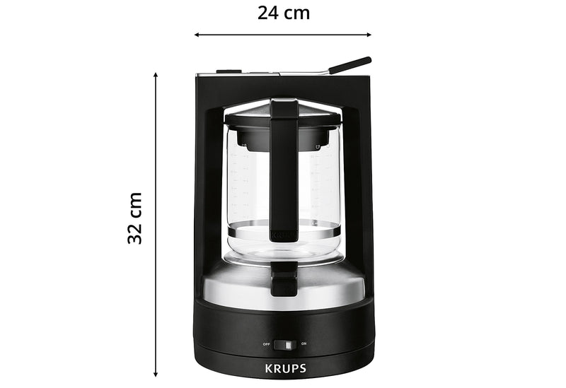 KRUPS Kaffeemaschine KM 4689  850 W schwarz