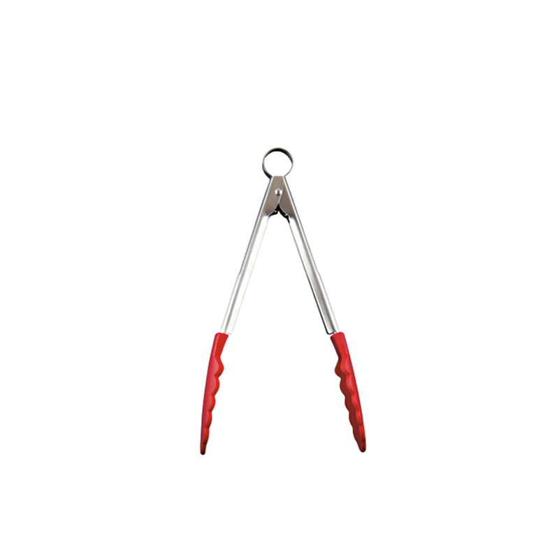 Koch- und Servierzange rot, Länge: 24 cm