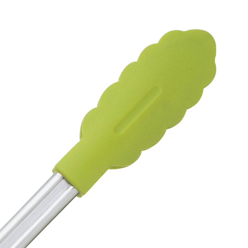 Koch- und Servierzange grün, Länge: 24 cm