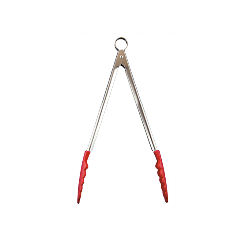 Koch- und Servierzange rot, Länge: 30,5 cm