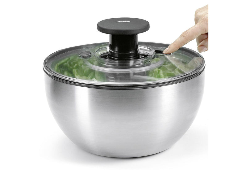 OXO Salatschleuder Steel