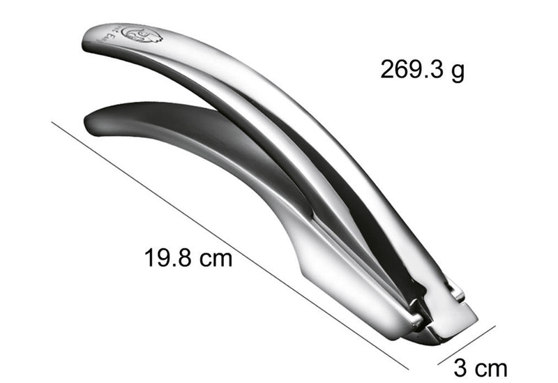 GOURMET EASY Knoblauchpresse Edelstahl grob