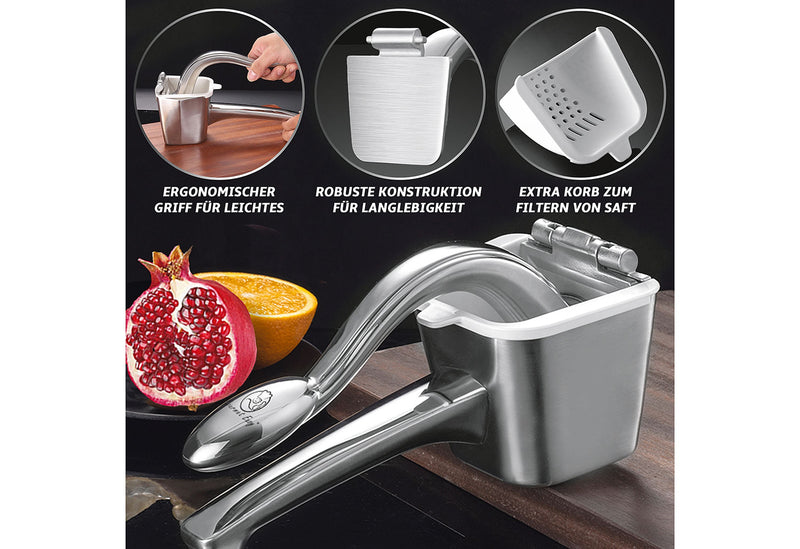 GOURMET EASY Zitruspresse Edelstahl