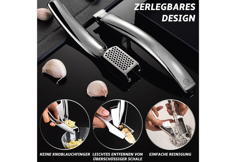 GOURMET EASY Knoblauchpresse Edelstahl fein