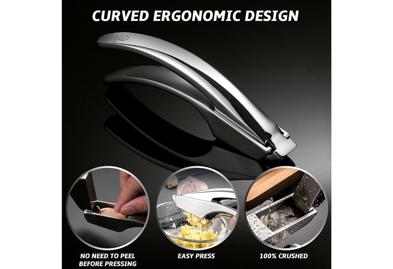 GOURMET EASY Knoblauchpresse Edelstahl fein