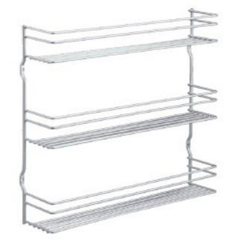 METALTEX Gewürzregal 3Etagen 37x8x31cm silber