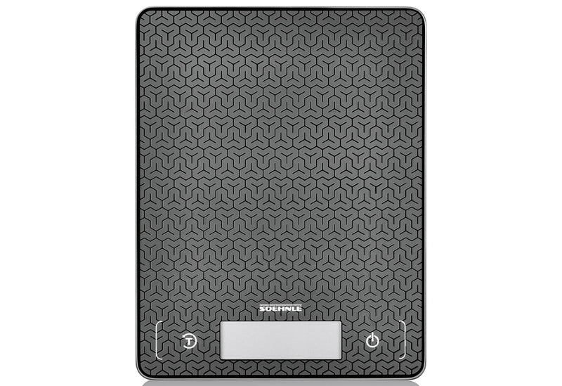 SOEHNLE Küchenwaage Page Comfort Mosaic digital 10kg Tragkraft schwarz