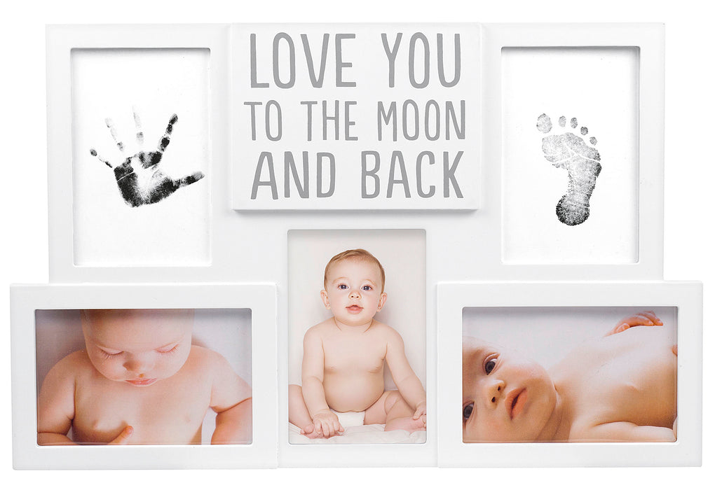 PEARHEAD Babyprints Collage Rahmen Love You to the Moon and Back