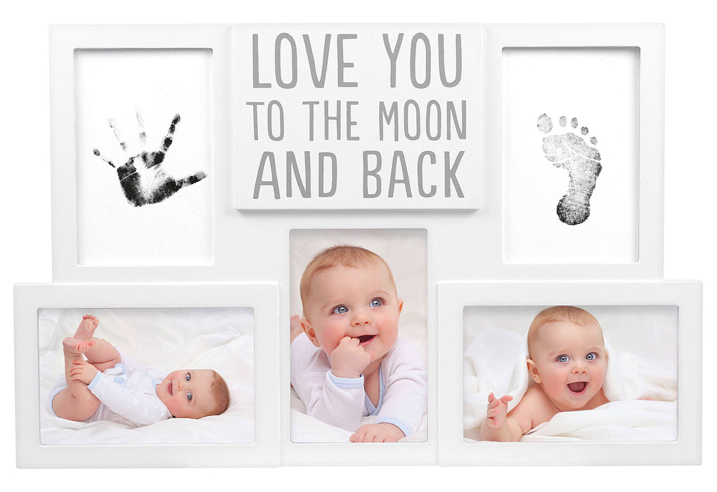 PEARHEAD Babyprints Collage Rahmen Love You to the Moon and Back