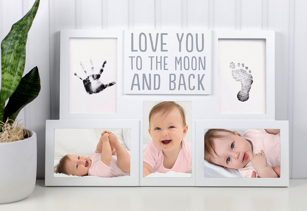 PEARHEAD Babyprints Collage Rahmen Love You to the Moon and Back