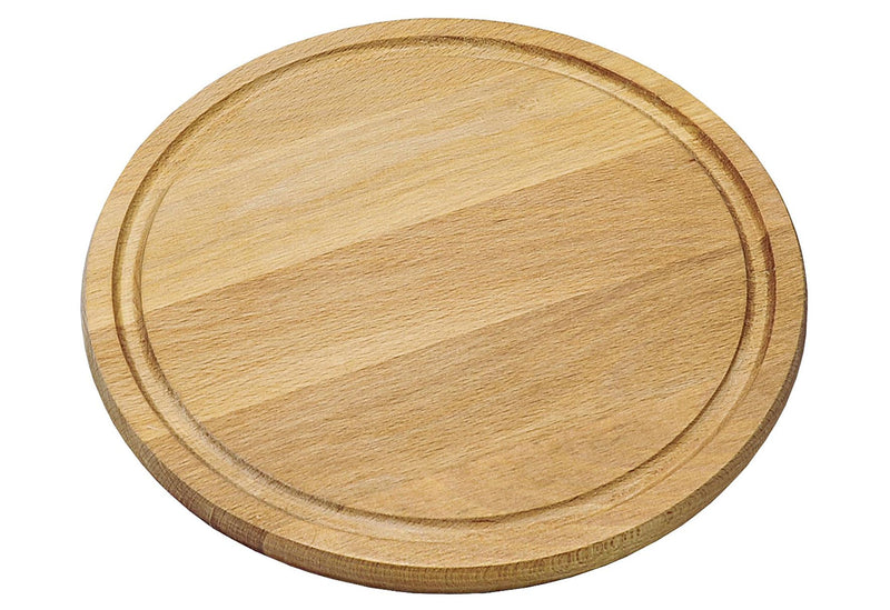 KESPER Fleischteller Buche mit Saftrille Ø25cm