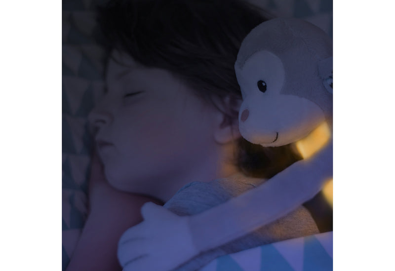 ZAZU Kuscheltier-Nachtlicht mit Musik Max der Affe