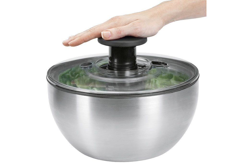 OXO Salatschleuder Steel