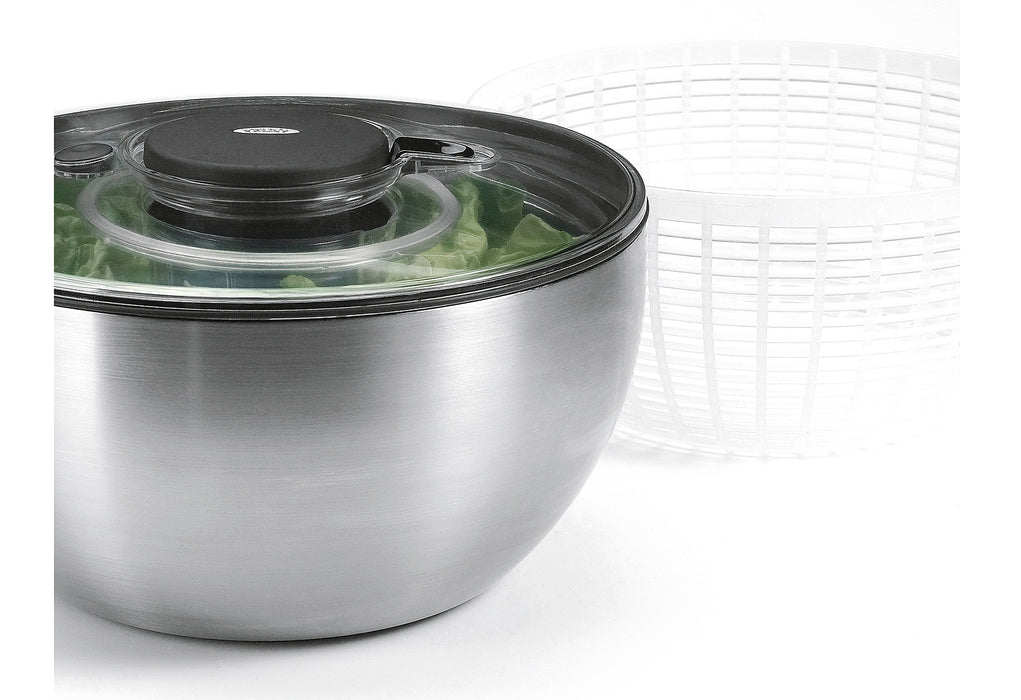 OXO Salatschleuder Steel