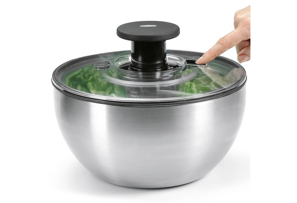 OXO Salatschleuder Steel