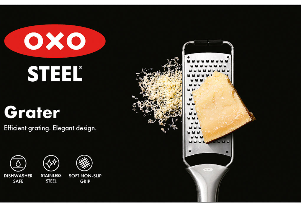 OXO Stahlreibe geätzt