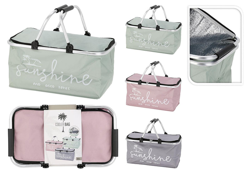 Einkaufskorb mit Kühlfunktion 35l Scandic sortiert 48x28x24cm