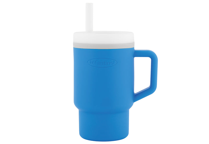 INFANTINO Trinkbecher 266ml my first Tumbler blau