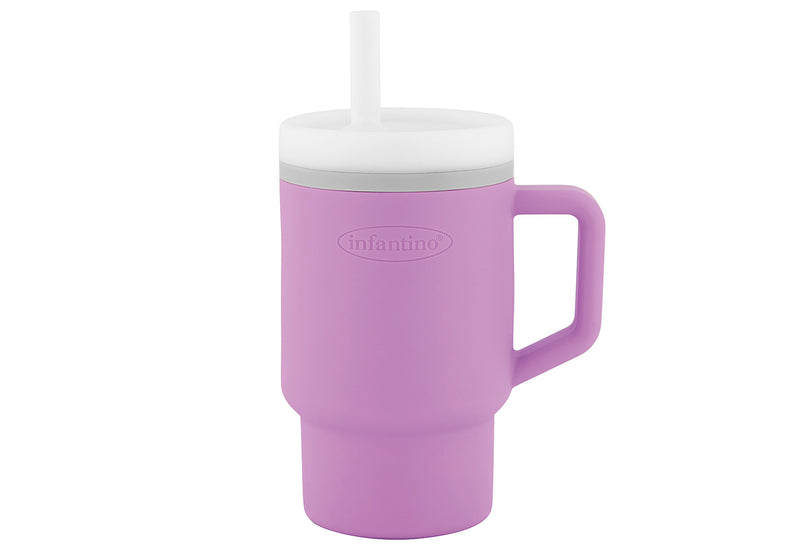 INFANTINO Trinkbecher 266ml my first Tumbler lila