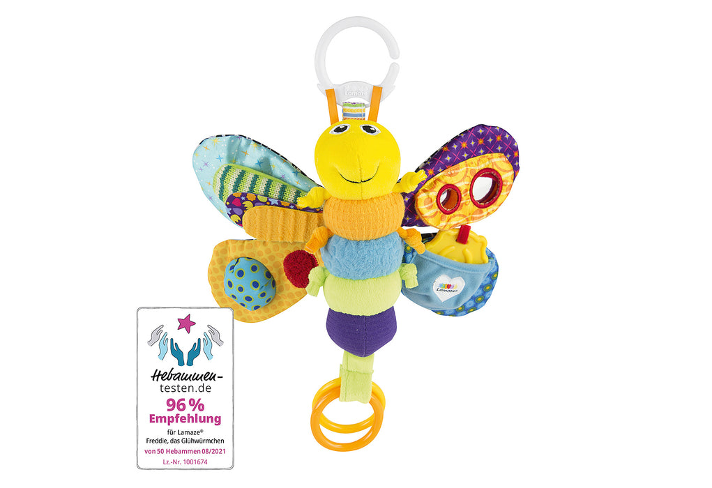 LAMAZE Clip & Go Freddie, das Glühwürmchen