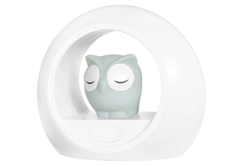 ZAZU Nachtlicht Lou die Eule weiß/grau