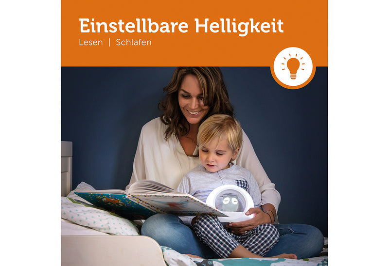 ZAZU Nachtlicht Lou die Eule weiß/grau