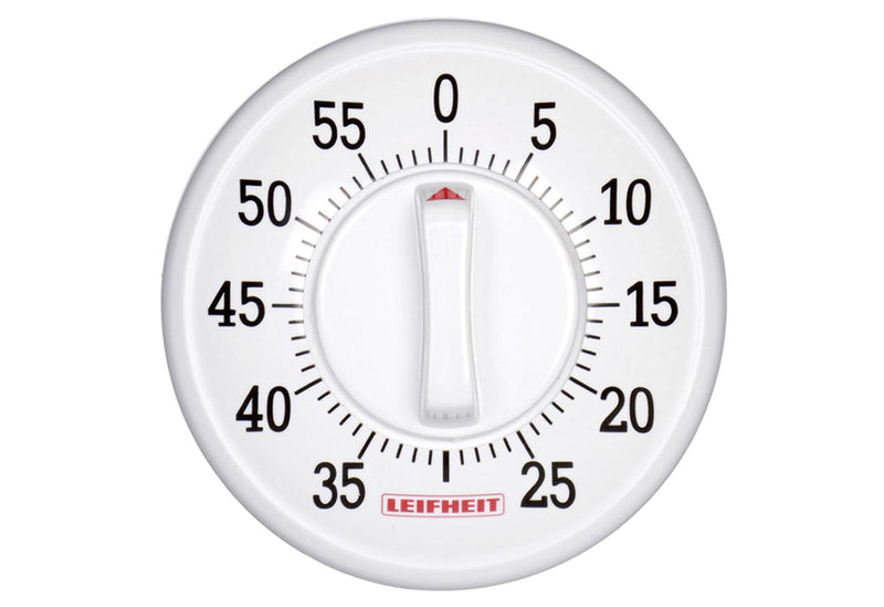 LEIFHEIT Kurzzeitmesser Signature analog Ø6,2cm weiß