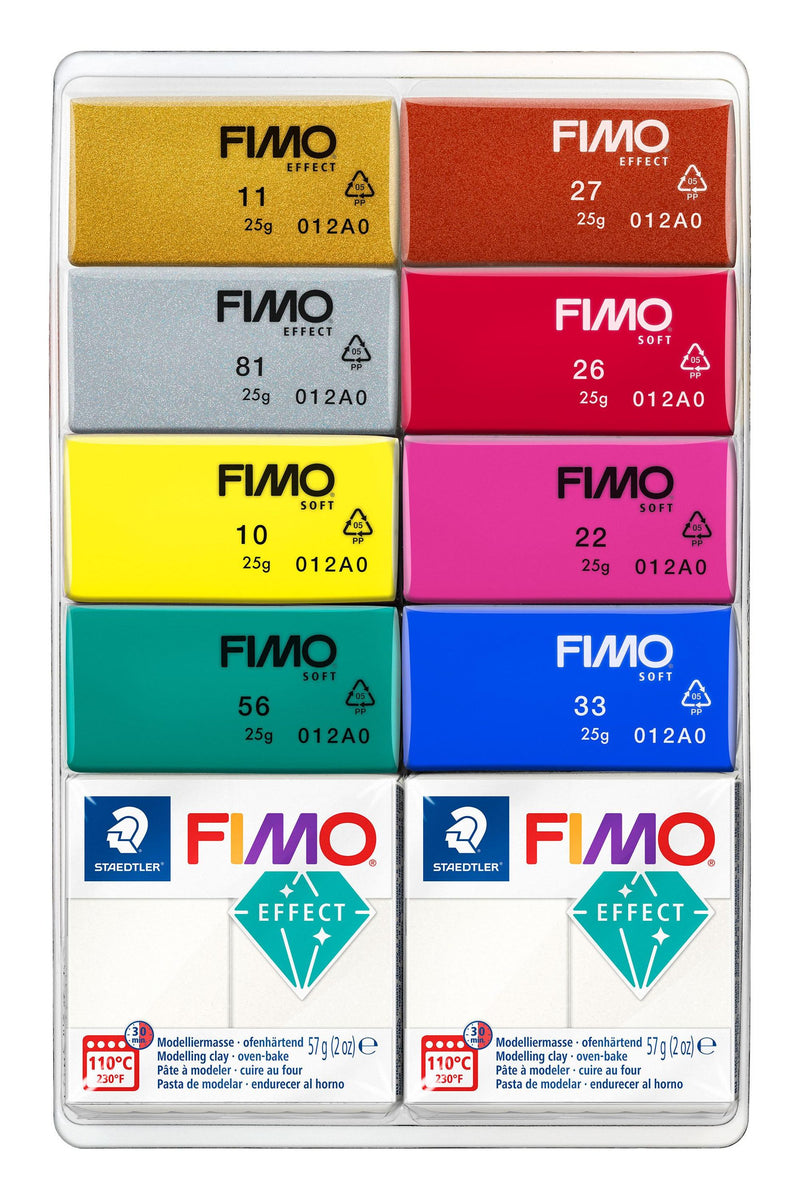 STAEDTLER Modelliermasse Fimo effect pearls Mixing Mica 10St