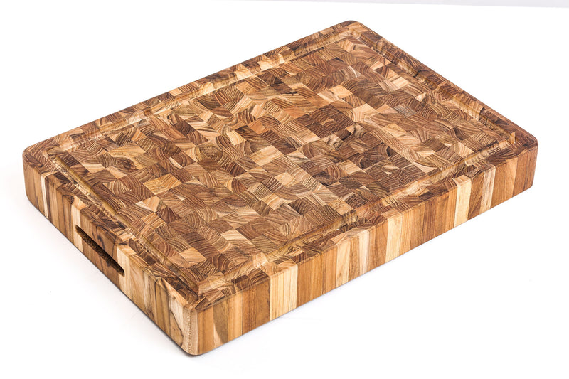 Butcher Block mit Saftrinne, extra Dick