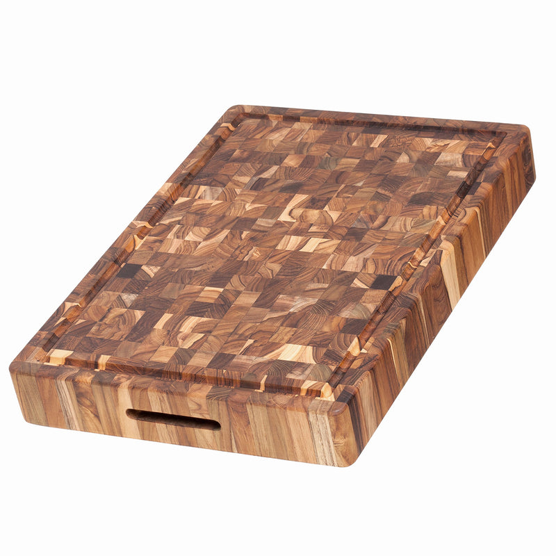 Butcher Block mit Saftrinne, extra Dick