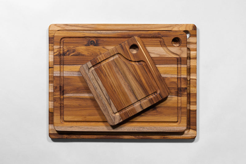 Schneidebrett mit Saftrinne, L