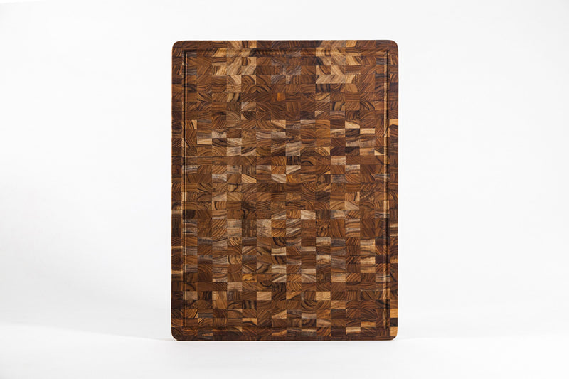 Butcher Block mit Saftrinne, L