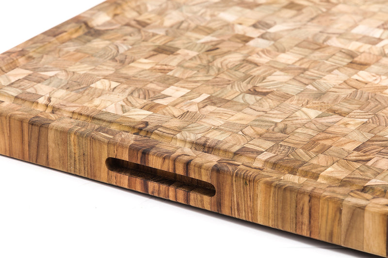 Butcher Block mit Saftrinne, L