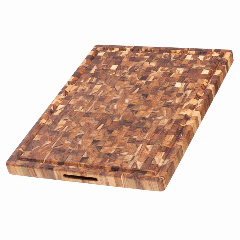 Butcher Block mit Saftrinne, L