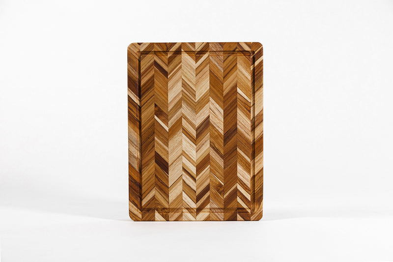 Herringbone Schneidebrett Extradick (M)