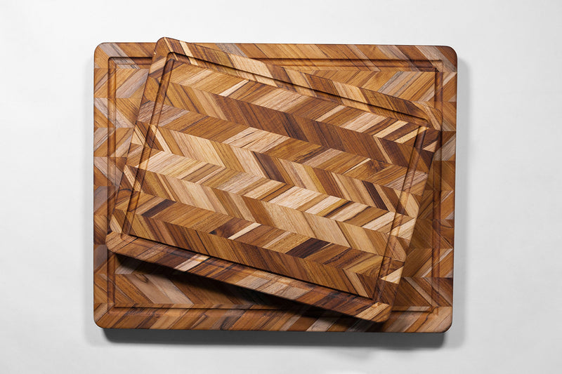Herringbone Schneidebrett Extradick (M)