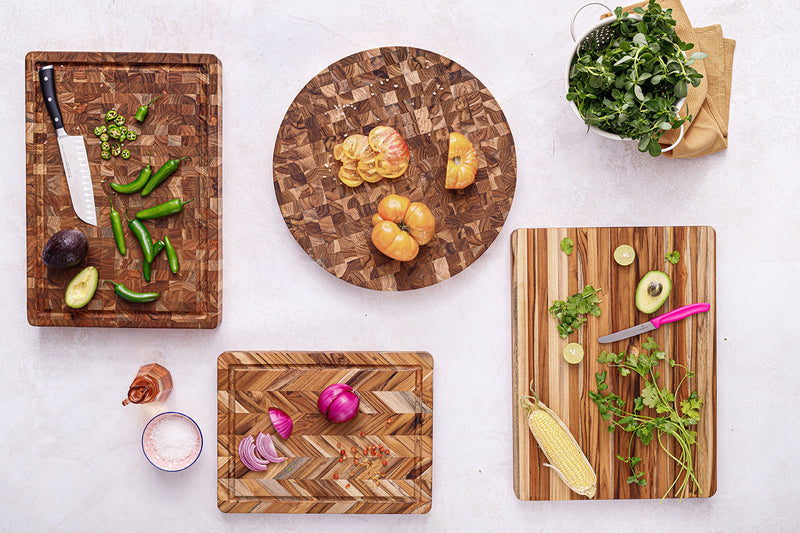 Herringbone Schneidebrett Extradick (M)