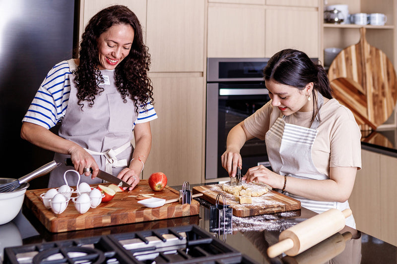 Herringbone Schneidebrett Extradick (L)