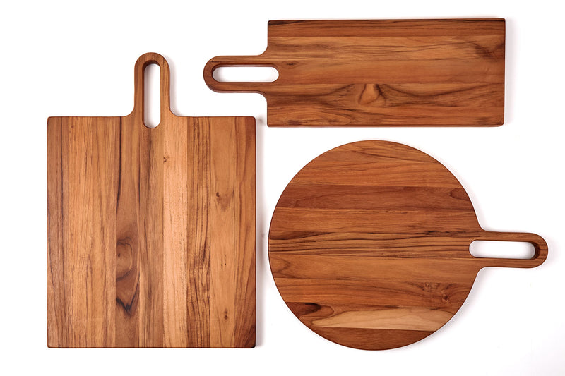 Servierbrett mit langem Griff