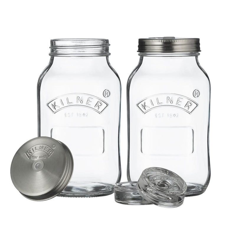 Fermentier-Set, 2 Gläser á 1 Liter