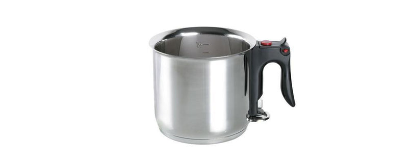 M & K Simmertopf mit Sichtfenster 1,5 l Ø16cm Edelstahl