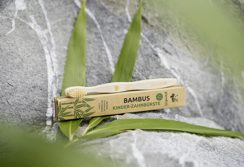 PANDOO Kinder-Zahnbürste 4er Pack