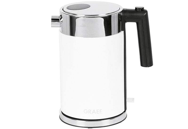 GRAEF Wasserkocher WK61EU 1,5 l 2000 W Edelstahl/weiß