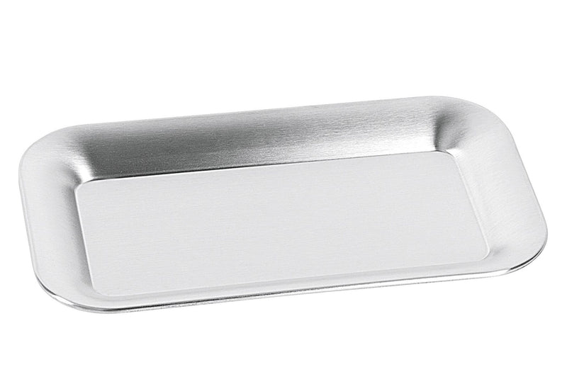 APS Serviertablett Edelstahl 21,5x13x1,5cm