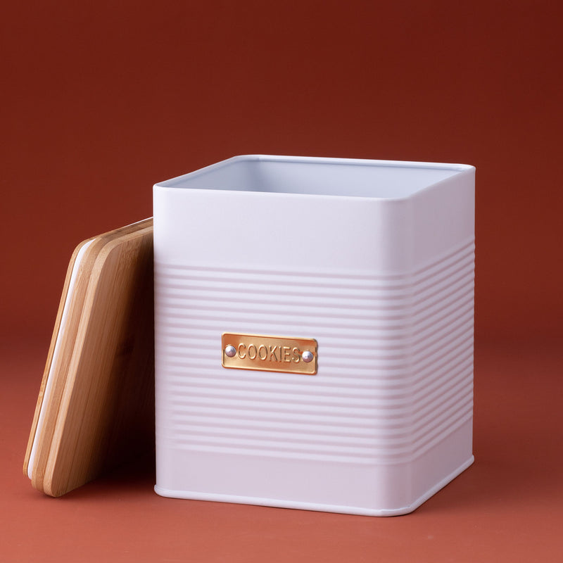 OTTO COLLECTION qudratische Keksdose, weiß, 2,6 Liter