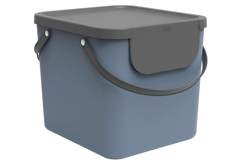 ROTHO Abfallbehälter Albula 40l 39,8x35,8x33,9cm horizon blue