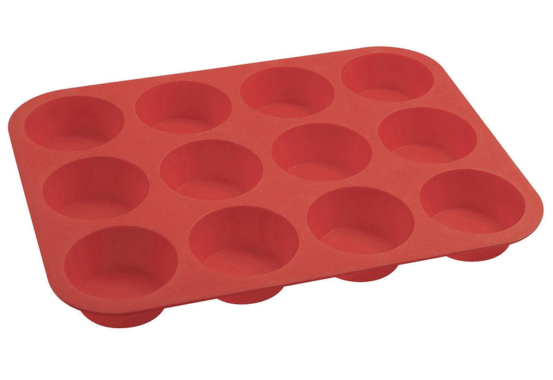 Dr. Oetker Silikon-Muffinform Flexxible Love Platinsilikon 32,5x24,5x3cm 12er Set